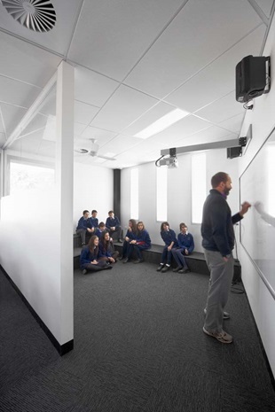 Victoria’s largest secondary school campus may look simple at first glance, but highly considered and tested theories of education and learning are embedded within these striking steel buildings.